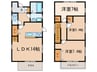知立市新池二丁目戸建賃貸Ａ棟 3LDKの間取り