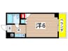 シエスタ桜山 1Kの間取り