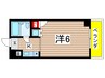 シエスタ桜山 1Kの間取り