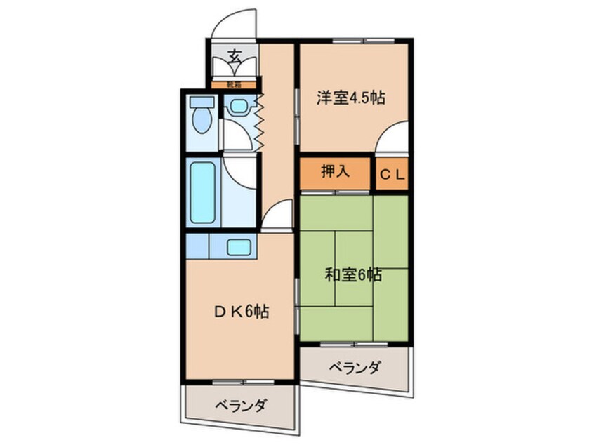 間取図 ニューオークルビル