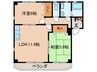 タウニー南斗 2LDKの間取り