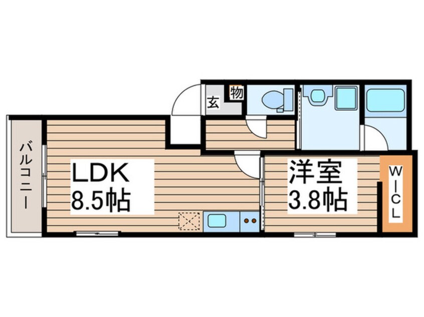 間取図 MOVE桜本町NORTH