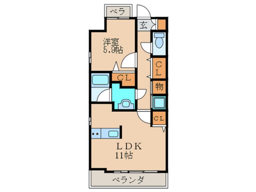 間取図 レジデンス東矢場