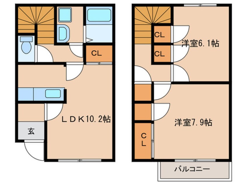 間取図 ブランシェ青木