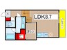 FAMILY STAGE川名Ⅲ 1LDKの間取り