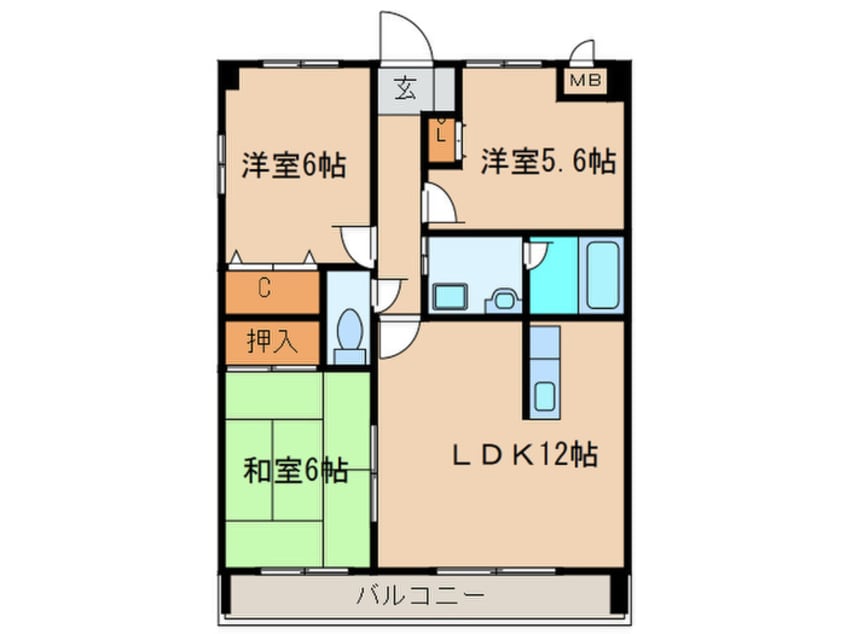 間取図 Granville (グランビル）