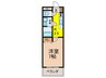ア－バンストリ－ム（西米野町） 1Kの間取り