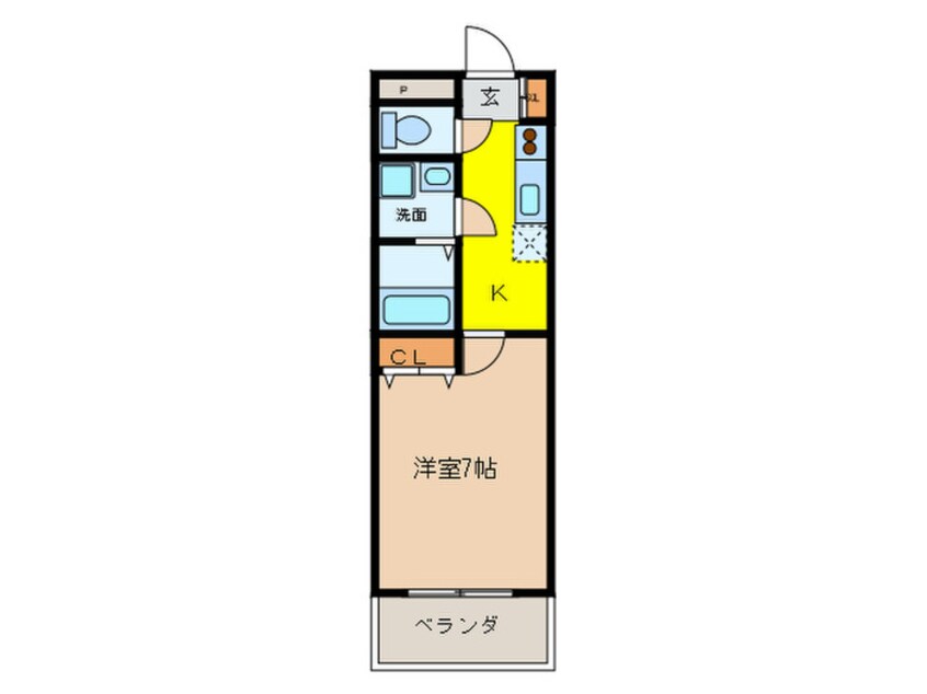 間取図 ア－バンストリ－ム（西米野町）