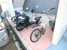 駐輪場 ボヌール本陣