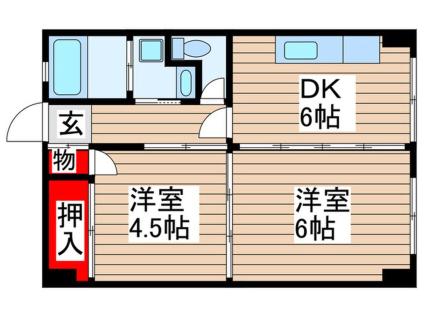 間取図 名豊第一ビル