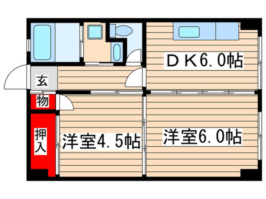 間取図 名豊第一ビル