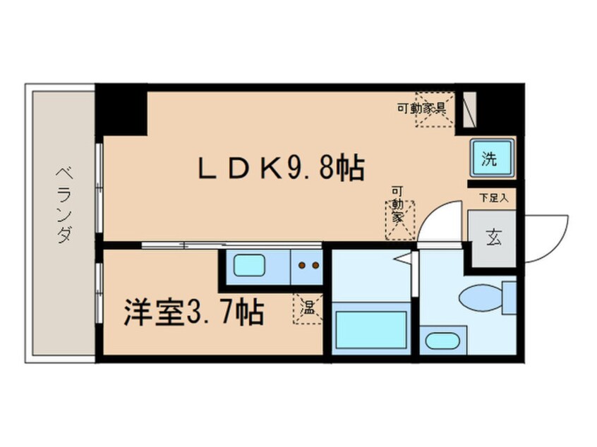 間取図 Ｍ．Ｔビルディング