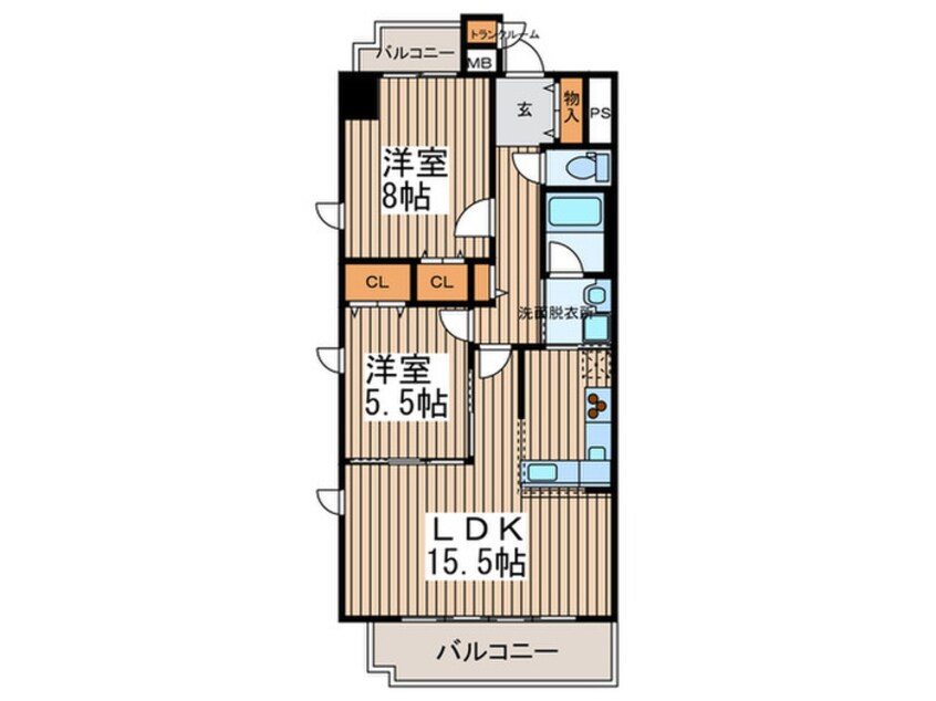 間取図 戸部マンション