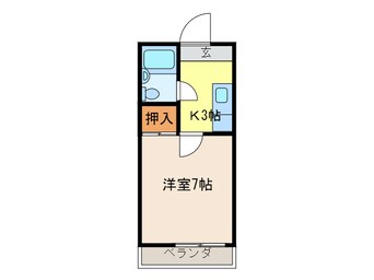 間取図 コ－ポ栄