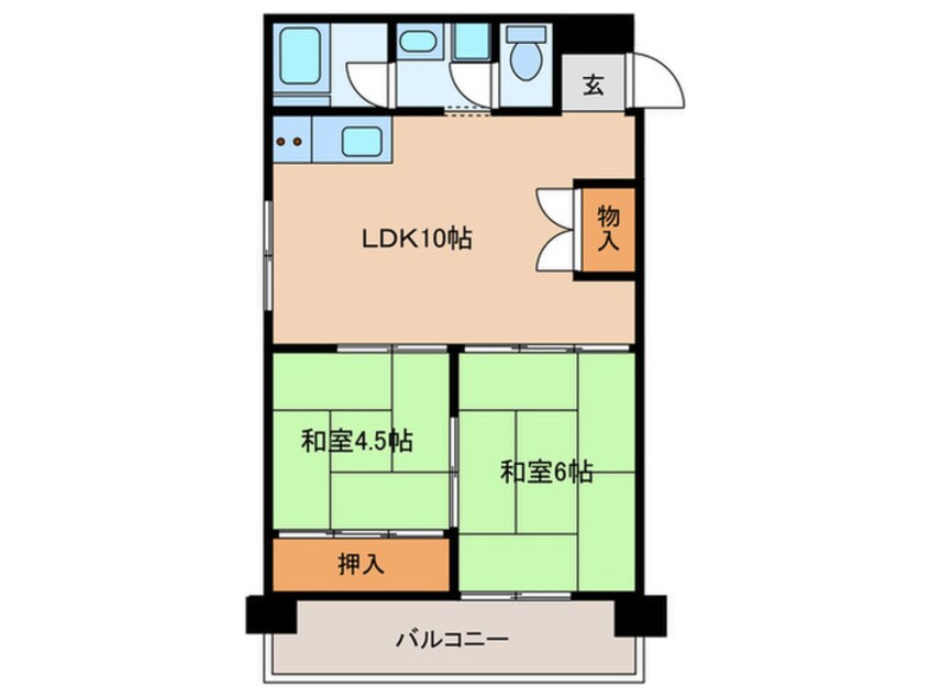 間取図 マンションフリーベル