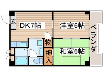 間取図 シャローム片坂