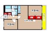 三國ビル 2LDKの間取り