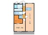 清風マンション 1LDKの間取り