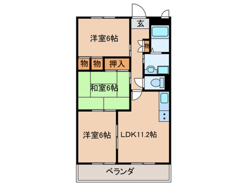 間取図 エスポワ－ル
