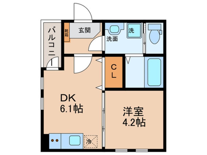 間取図 ハーモニーテラス高道町Ⅵ