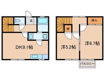 間取図 コーポ青山