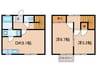 コーポ青山 2DKの間取り