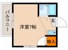 アールズコート喜多山 1Rの間取り