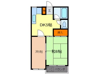 間取図 福富ビル