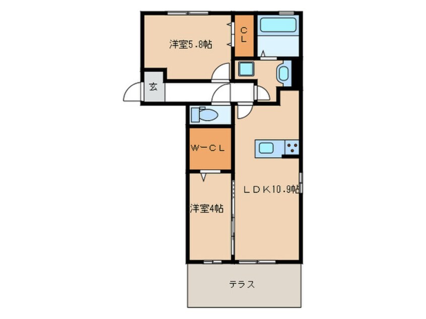 間取図 アズール