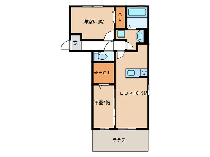 間取り図 アズール