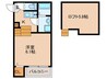 ボヌール名北 1Kの間取り
