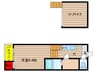 ASTERIA新栄 1Kの間取り