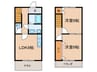 ＦＯＲＥ　ＳＩＧＨＴ竜美南 2LDKの間取り