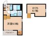 セラヴィ庄内緑地公園 1Kの間取り