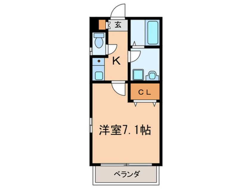 間取図 CASA松原