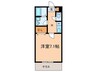 CASA松原 1Kの間取り