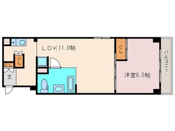 間取図 KAGAYAKI SQUARE MIKAWA ANJO