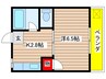 ラフォーレ元八事 1Kの間取り