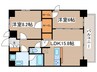 プラチナム 2LDKの間取り