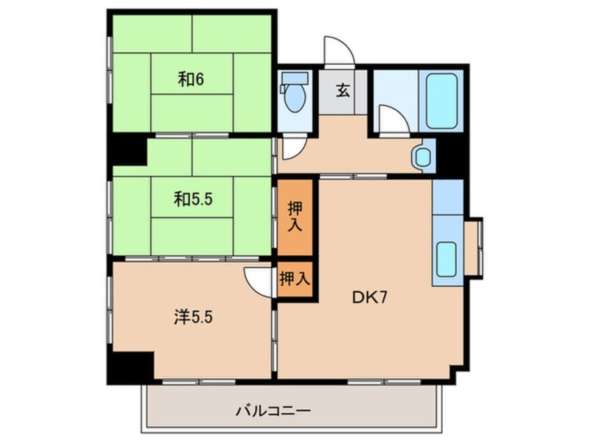 間取図 ウエストワード