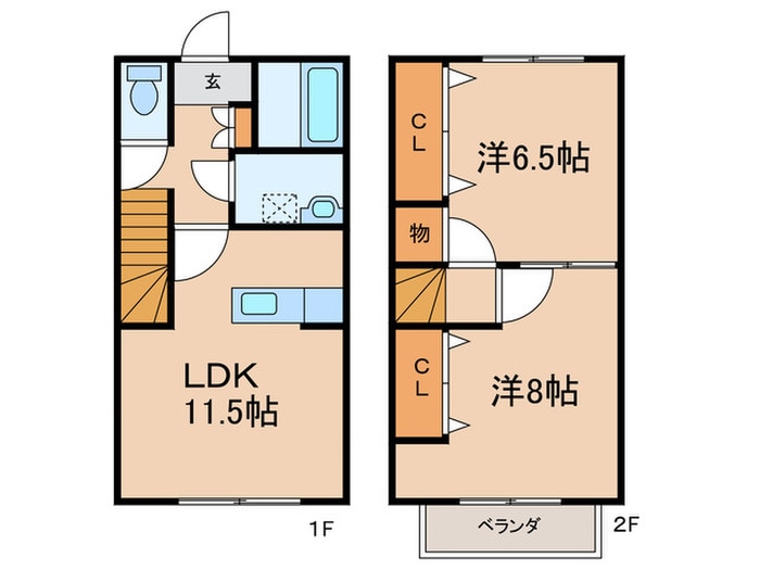 間取り図 メゾン・リリーＡ