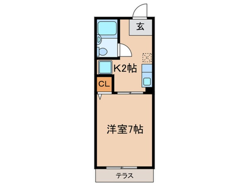 間取図 不二コーポ
