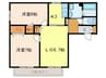 スプリングファーム 2LDKの間取り
