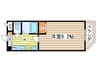 サンライズ新金山 1Kの間取り