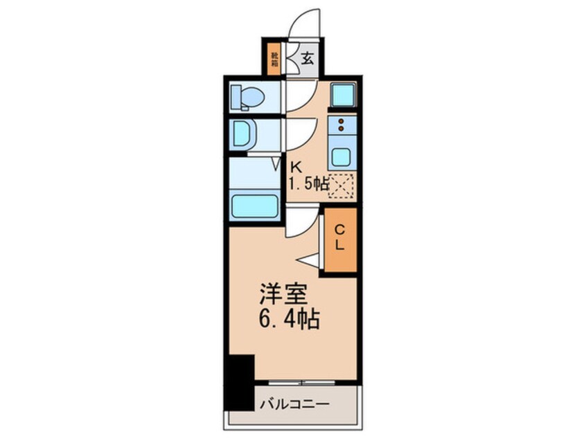 間取図 アステリ鶴舞ディオ