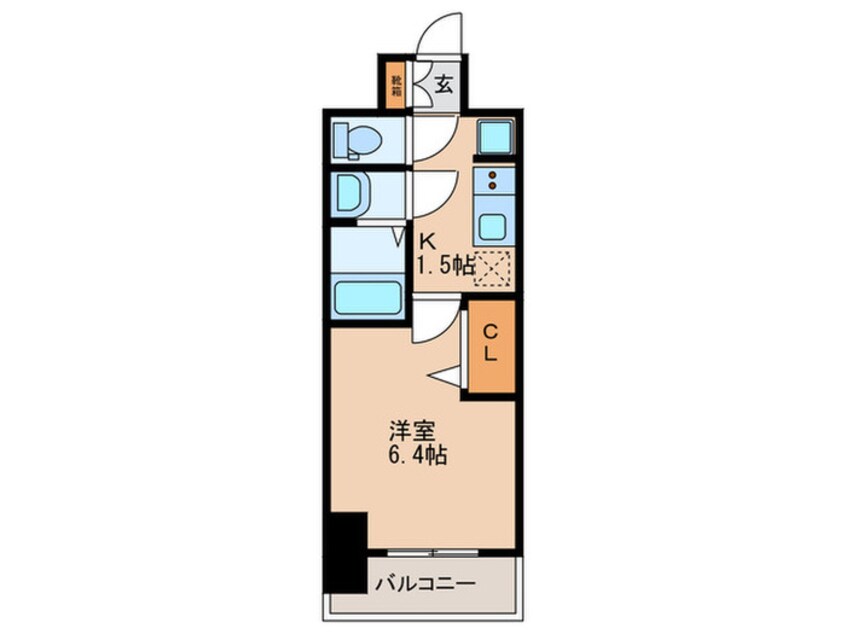 間取図 アステリ鶴舞ディオ