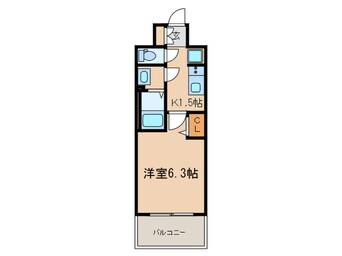 間取図 アステリ鶴舞トゥリア