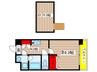御器所フォ－ラム 1Kの間取り