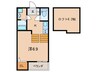 Park Side Fukiage 1Kの間取り