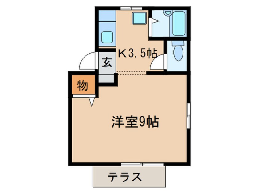 間取図 ベルウッドハイム岩倉